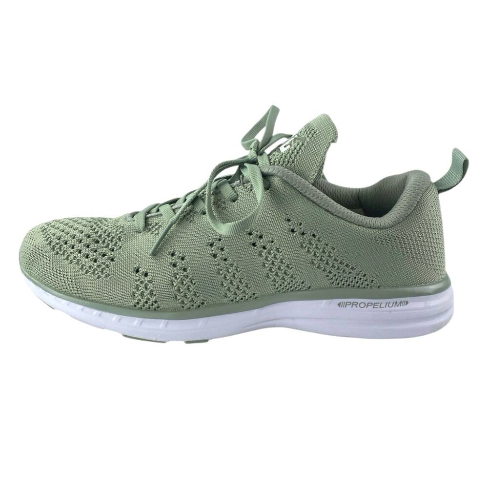 APL Athletic Propulsion Labs TechLoom Pro Green Low Top Running Sneakers Shoes 8